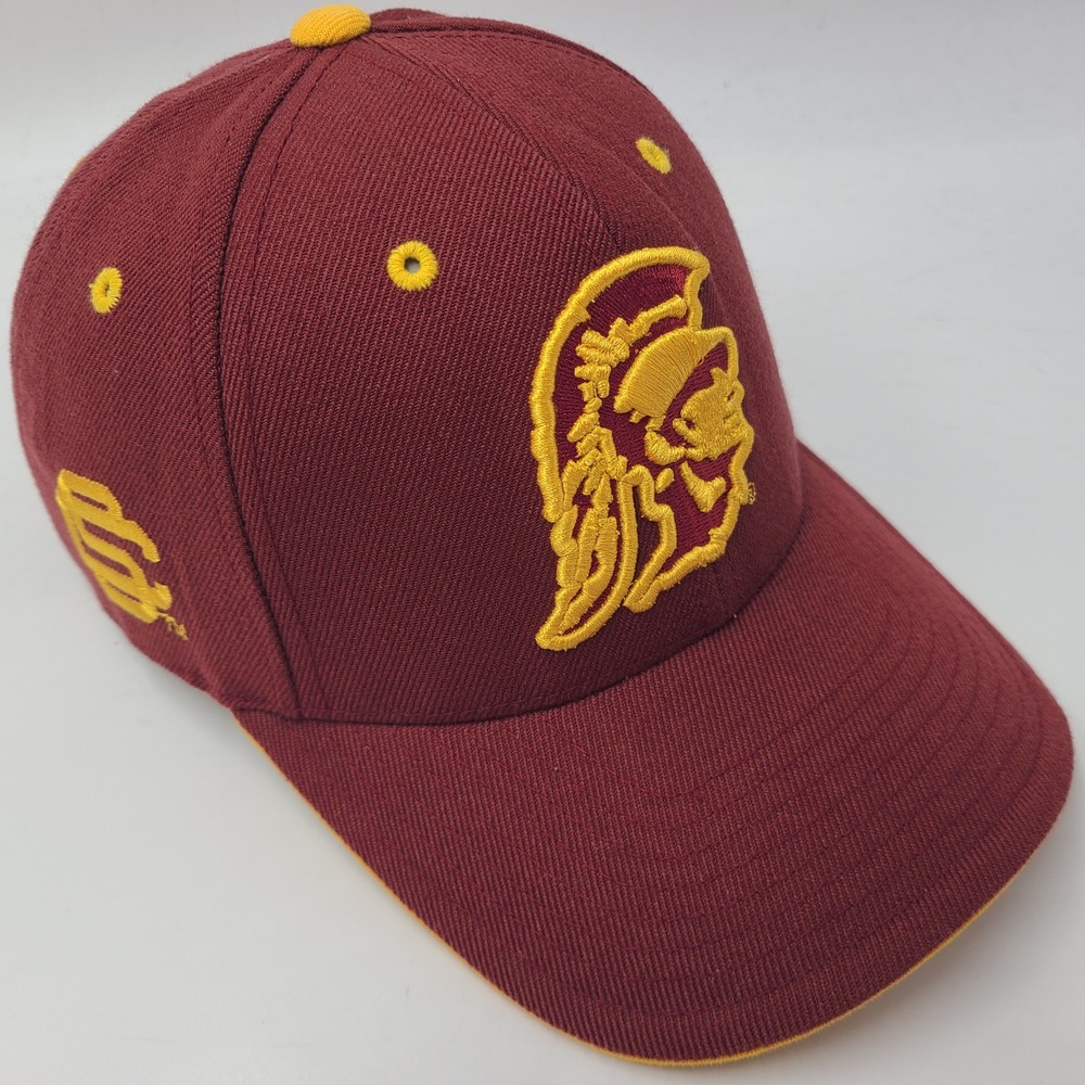 Vintage USC Trojans Hat Adjustable Colosseum Maroon Gold NCAA Wool Blend Men